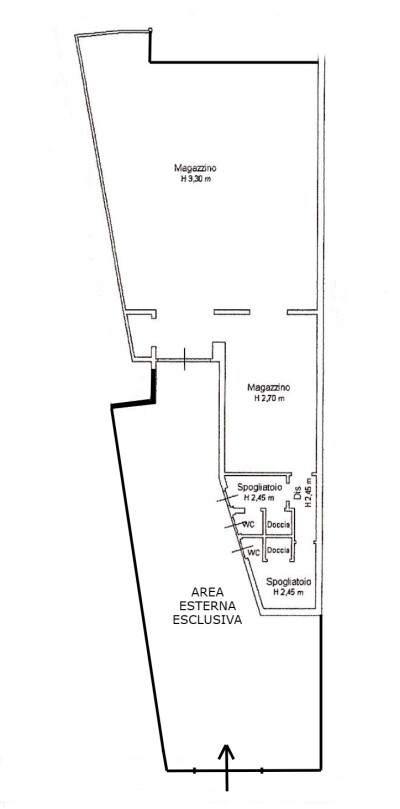 ARCISATE, BRENNO USERIA, MAGAZZINO/DEPOSITO